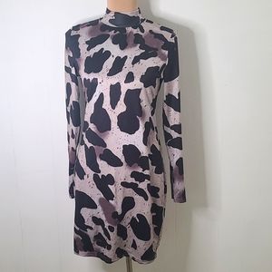 Dress with printed design